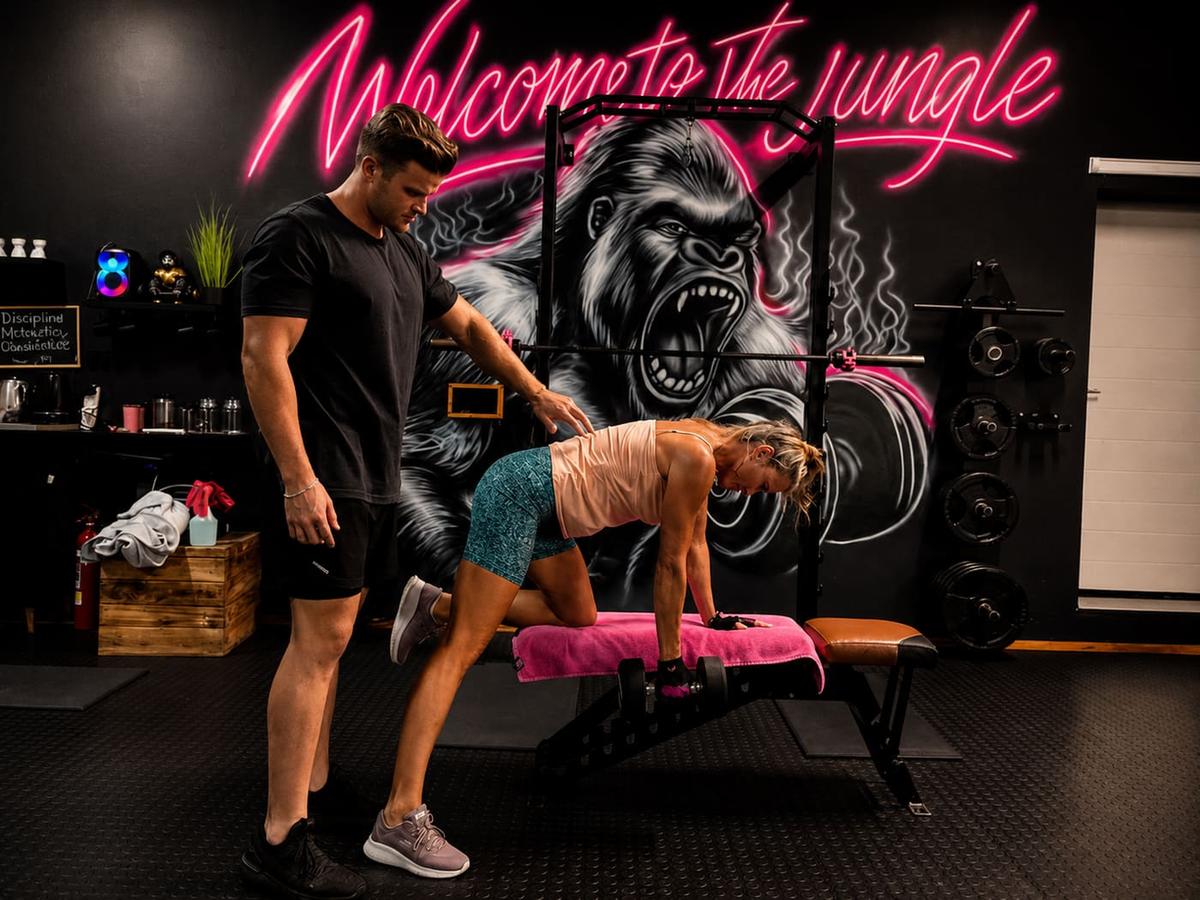 Personal training session at Maddog Performance Institute in Ballito