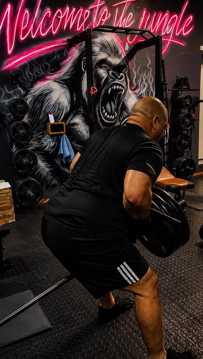 Tristan Botha coaching a client at Maddog Performance Institute