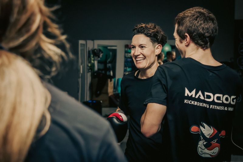 Kickboxing training at Maddog Performance Institute