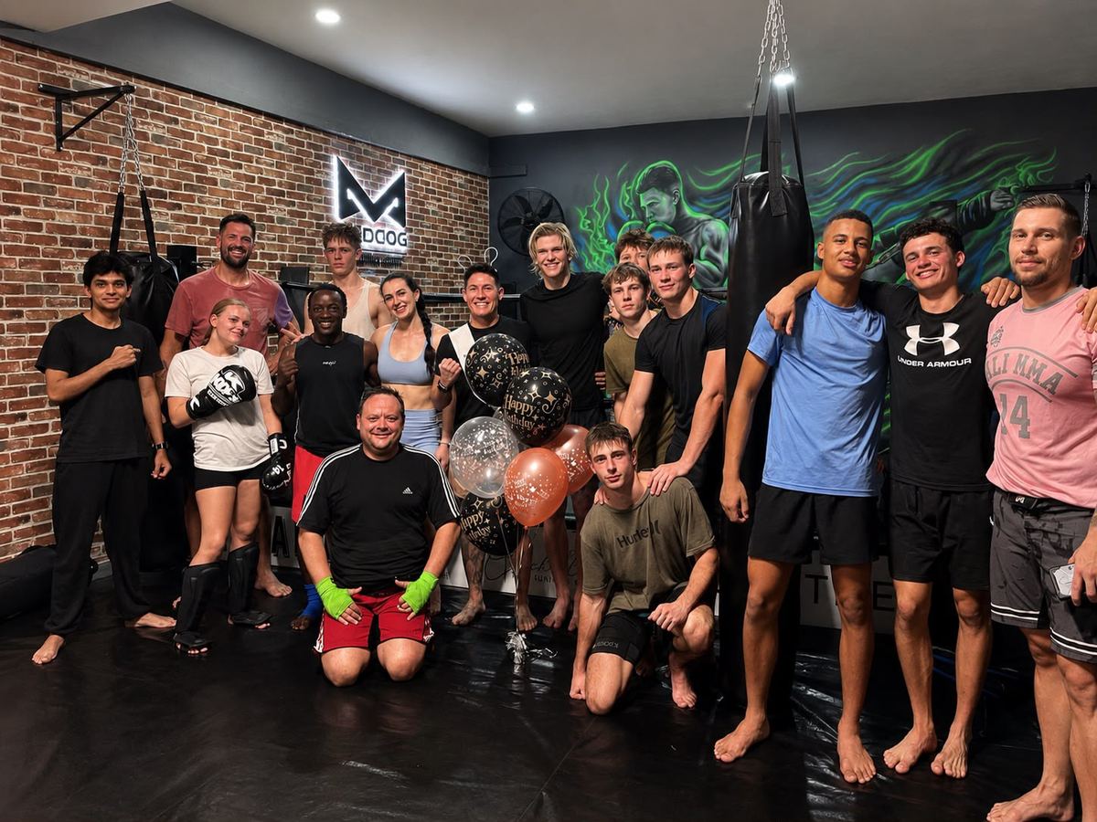 MMA training session at Maddog Performance Institute in Ballito