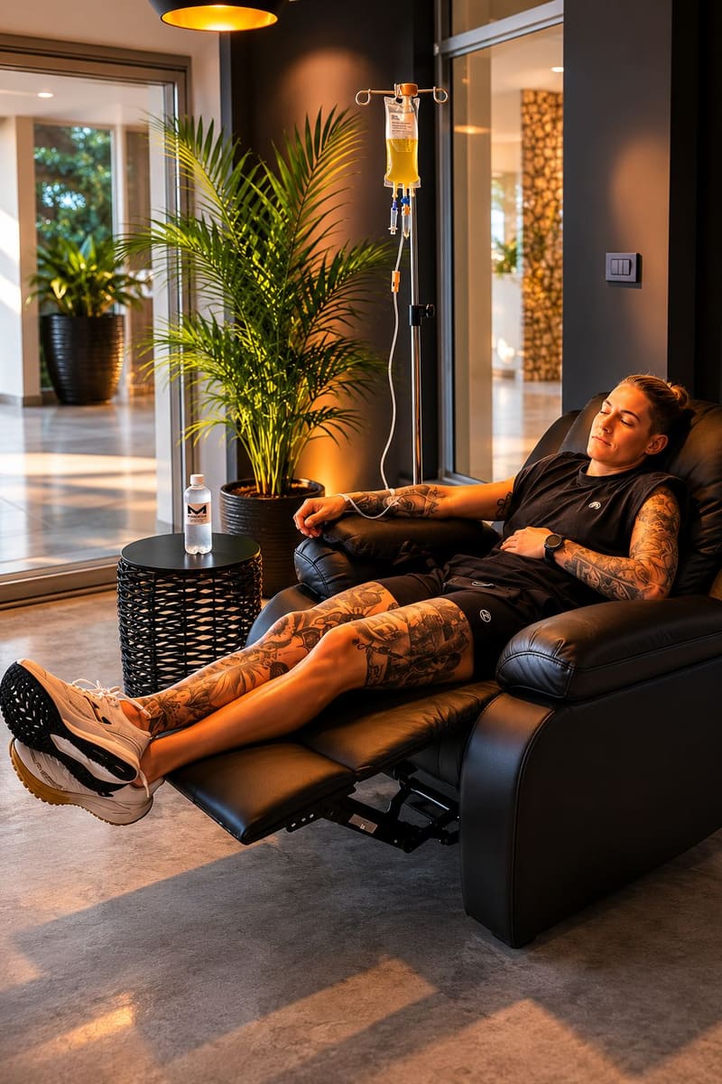 Contrast therapy — cold plunge and infrared sauna at Maddog Performance Ballito